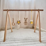 bunny & bee - baby gym set