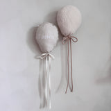 fabric balloons - wall decoration