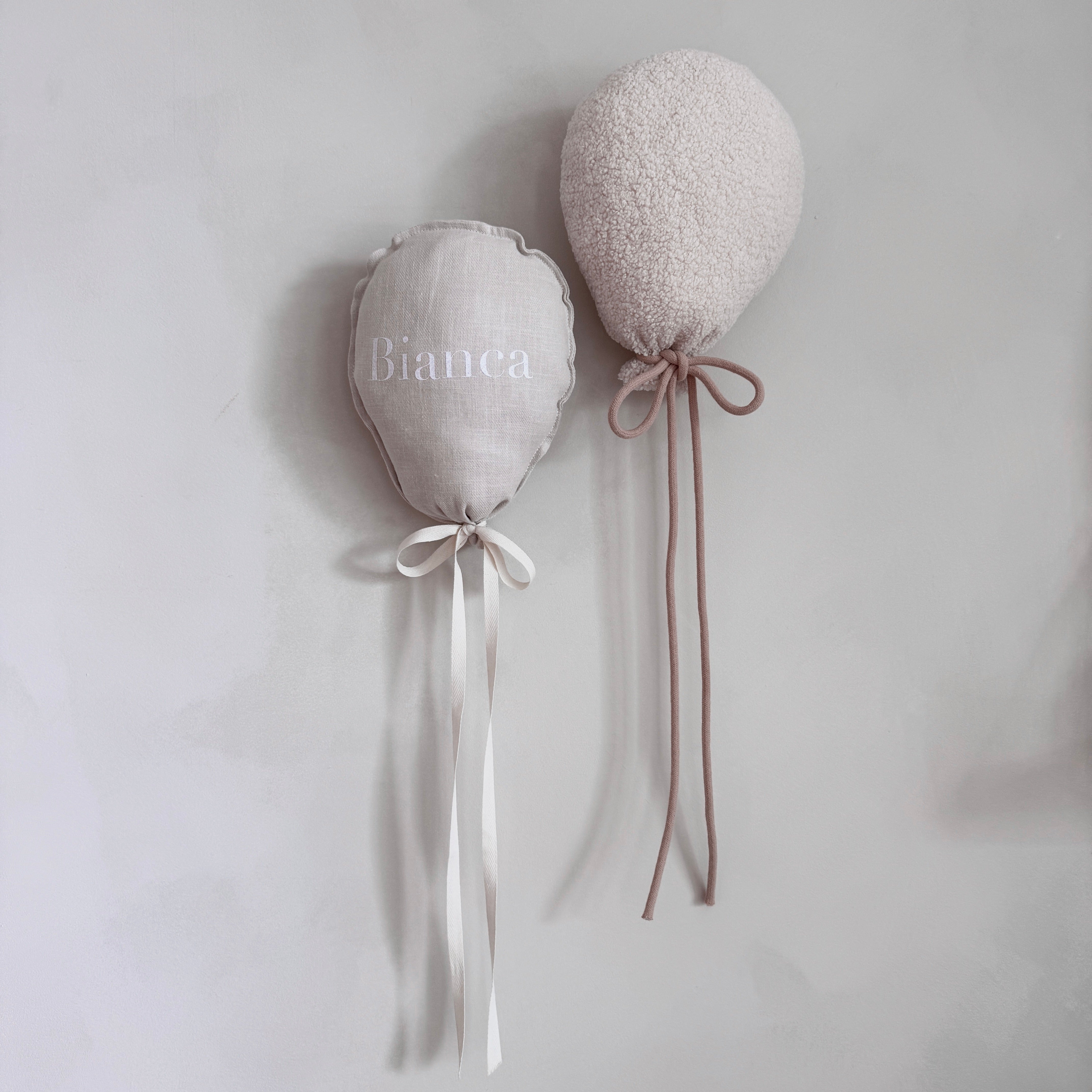 personalised balloons - wall decoration